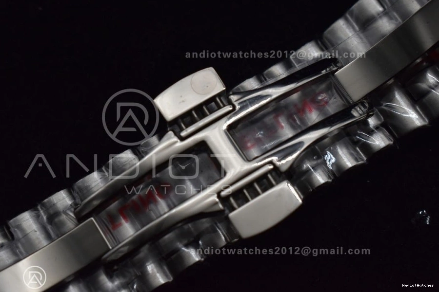 A Automatic 526 OdorResistant Factory On GMT Best Dial 40mm Breitling Blue Bracelet BLS 1:1 Edition SS Chronomat 0710